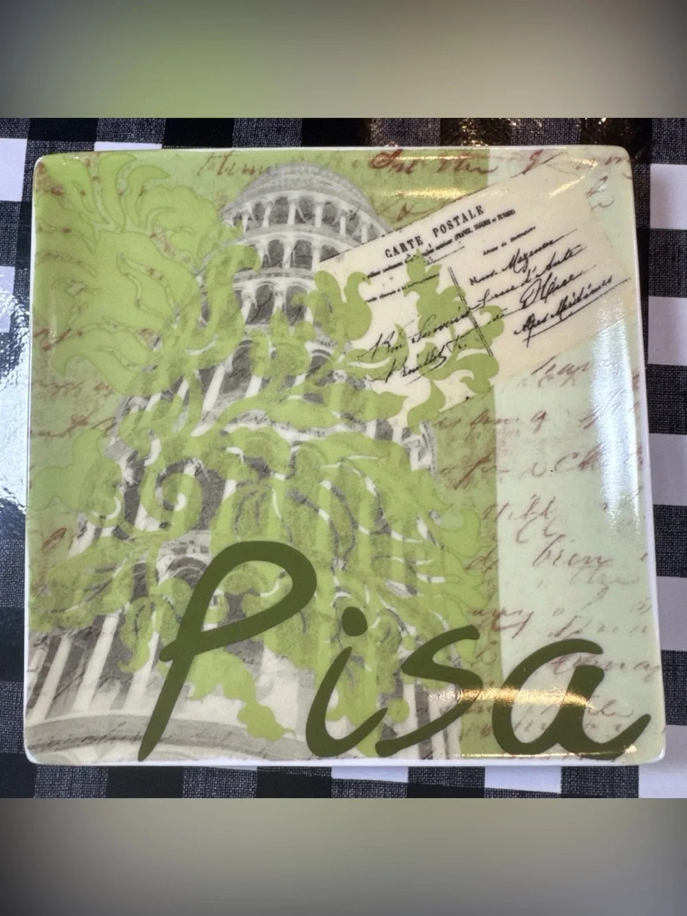 PIER 1 IMPORTS EUROPEAN CITY APPETIZER PLATE SET - IN BOX
